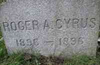 Roger Allan CYRUS - Grave Section 1, Lot 240