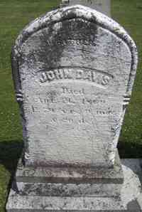 John DAVIS - Grave