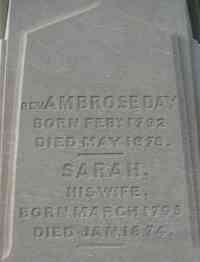 Ambrose DAY - Grave