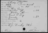 Shirley Amelia DAY - Birth Vermont, Vital Records, 1760-1954