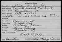 Shirley Amelia DAY - 1939 marriage Vermont, Vital Records, 1760-1954