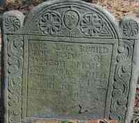 Moses DAY - Grave  Inscription: HERE LYES BURIED THE BODY OF Deacon MOSES Day Who DIED March ye 29, 1729 & In the 56th YEaR oF HIS AGE