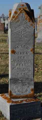Peter DEHEN - Grave