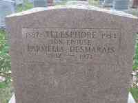 Parmelia DESMARAIS - Her grave at New Notre Dame Cemetery in Southbridge, Mass.