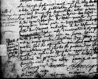 Marguerite-Marie AUBUCHON - 1693 marriage