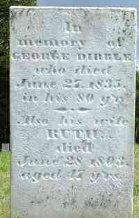 George DIBBLE - Grave