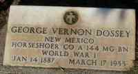 George Vernon DOSSEY - Grave