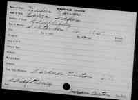 Rufus Welcome BANGS - 1827 marriage Vermont, Vital Records, 1760-1954