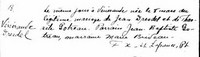 Venerande DRESDELL - Baptism