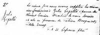 Marie Judith "Julie" DUGALET - Death