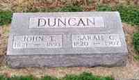 John T DUNCAN - Grave