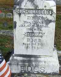 Thomas EDES - Grave