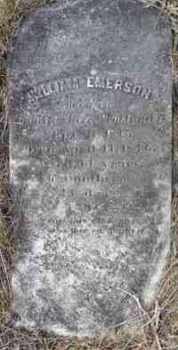 William EMERSON - Grave