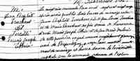 Jean-Baptiste TRUCHON dit LÉVEILLÉ - 1725 marriage