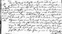 Jean-Baptiste LACOTE dit LAMARCHE - 1783 marriage