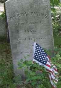 Cyrus EVANS - Grave