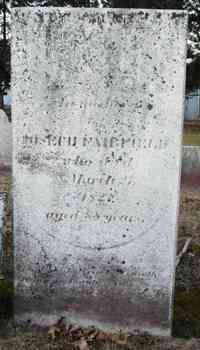 Joseph FAIRFIELD - Grave
