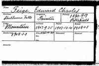 Edgar Charles "Edward" FEIGE - Massachusetts: Grand Lodge of Masons Membership Cards, 1733-1990 www.americanancestors.org