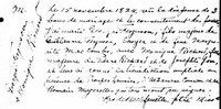 Monique RICHARD - 1824 marriage