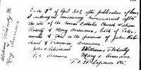 William FLAHARTY (FLAHERTY) - 1847 marriage