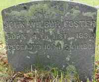 John Wilbur FOSTER - Grave