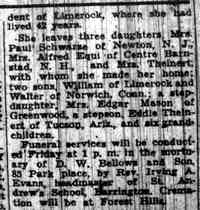 Mary Louisa (A.K.A. Louise Marie) FRANTZ - Pawtucket Times Pawtucket, Rhode Island Wednesday, February 5, 1947