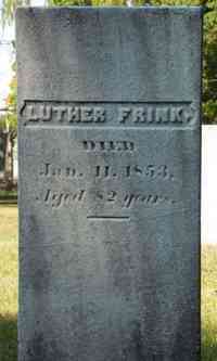 Luther FRINK - Grave