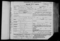 Friedrich August "Augustus" FRÖHLICH - Death certificate