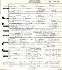 Shirley Ann FIELD - 1969 marriage