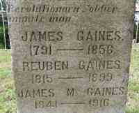 James GAINES - Grave