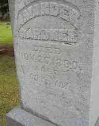 Amanden GARDNER - Grave