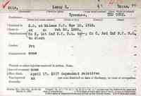 Leroy George GILE - Name:	Leroy G Gile Birth Date:	20 Feb 1885 Service Start Date:	10 Nov 1913 Service Start Place:	Malene, New York Service Start Age:	28  Ancestry