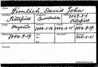 David John GIMLICH - Massachusetts: Grand Lodge of Masons Membership Cards, 1733-1990 www.americanancestors.org