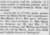 Matlida "Tillie" Louise GIMLICH - Berkshire Eagle, Pittsfield, Massachusetts September 9, 1892