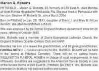 Marion Rose GIMLICH - The Berkshire Eagle Pittsfield, Massachusetts January 21, 2005