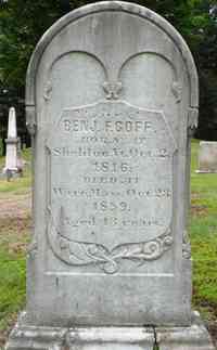 Benjamin Franklin GOFF - Grave