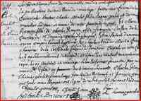 Charles GOULET - 1686 Marriage LAnge Gardien, QC, Canada