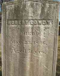 Robert GOWDY - Grave