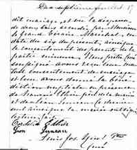 Cordelia-Marie ÉTHIER - 1889 marriage (part 2)