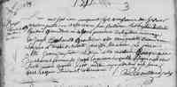 Eustache GRANDBOIS dit GUILBAUT - Baptism