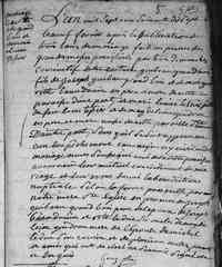 Eustache GRANDBOIS dit GUILBAUT - 1777 marriage