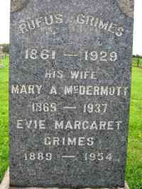 Rufus GRIMES - Grave