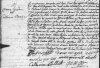 Pierre GUINDON (GUÉDON) - 1706 marriage