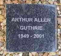 Arthur Allen GUTHRIE - Grave