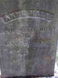 Anne HALE - Grave