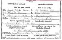 Marie Julie HALL - 1916 marriage