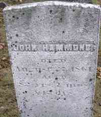 John C HAMMOND - Grave