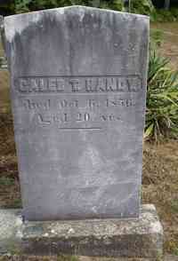Caleb T HANDY - Grave