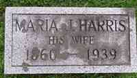 Maria Jane HARRIS - Grave