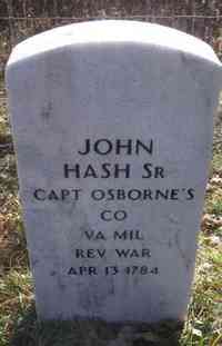 John HASH - Grave